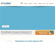 Tablet Screenshot of livechatltd.com